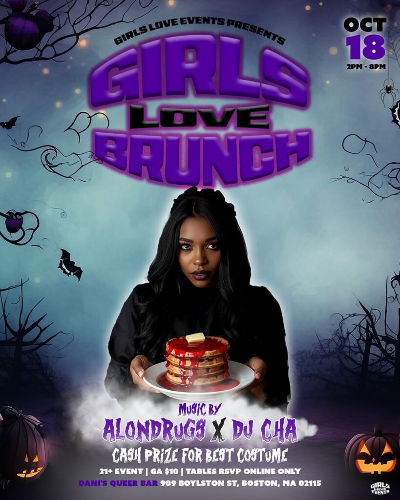 Girls Love Events Announces Halloween-Themed Brunch in Boston.