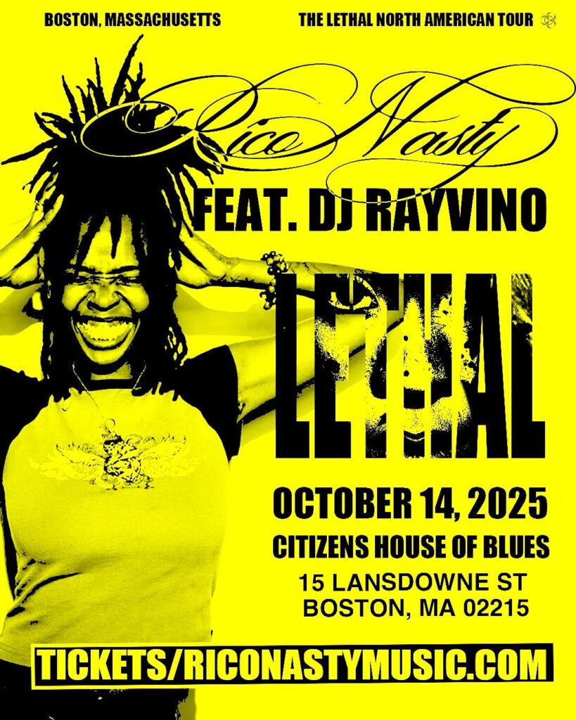 Rico Nasty’s Lethal Tour Hits Boston Oct. 14TH With Kei as Opener.