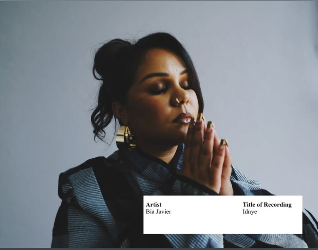 Bia Javier’s “IDNYE” Joins the 68th Annual GRAMMY Awards Consideration in the Best New Artist Category.