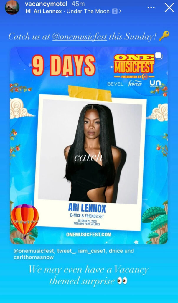 Ari Lennox Announces Vacancy Album and Teases “Under the Moon” Single Ahead of One Musicfest