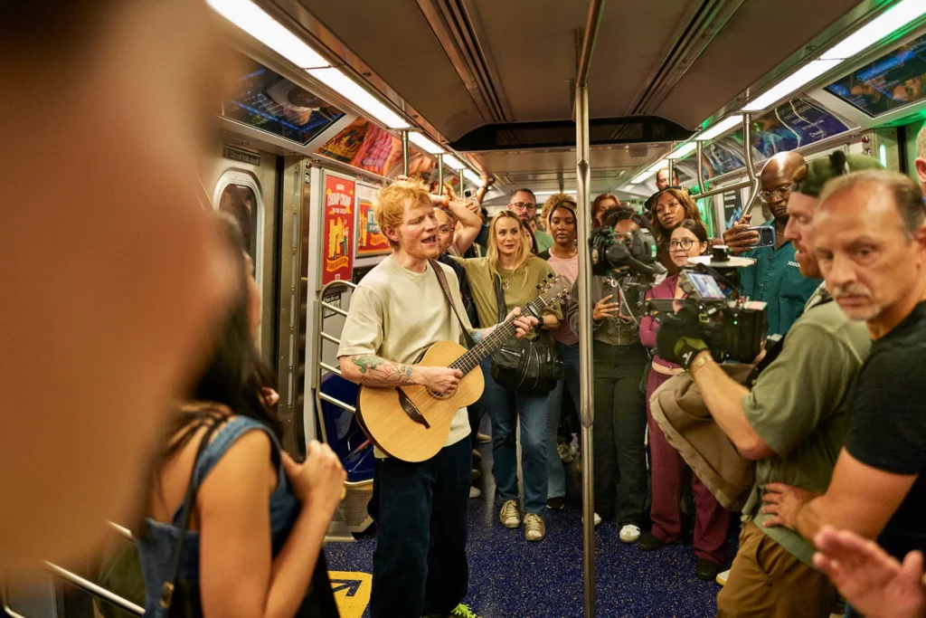 Ed Sheeran Brings New York to Life in Netflix’s One-Take Performance Film ‘One Shot’.