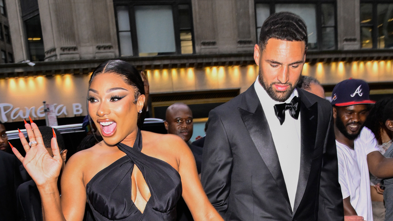 Megan Thee Stallion Supports Klay Thompson as Mavericks Open Season, Drops Nautical-Themed Gift