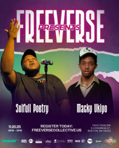 FreeVerse November Edition Brings Poetry, Hip-Hop, and Community to Boston