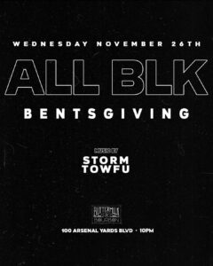 BENT Entertainment Brings Back All-Black Party Experience for Thanksgiving-Eve Celebration