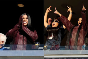 Cardi B Cheers on Stefon Diggs’ Touchdown in Viral Video