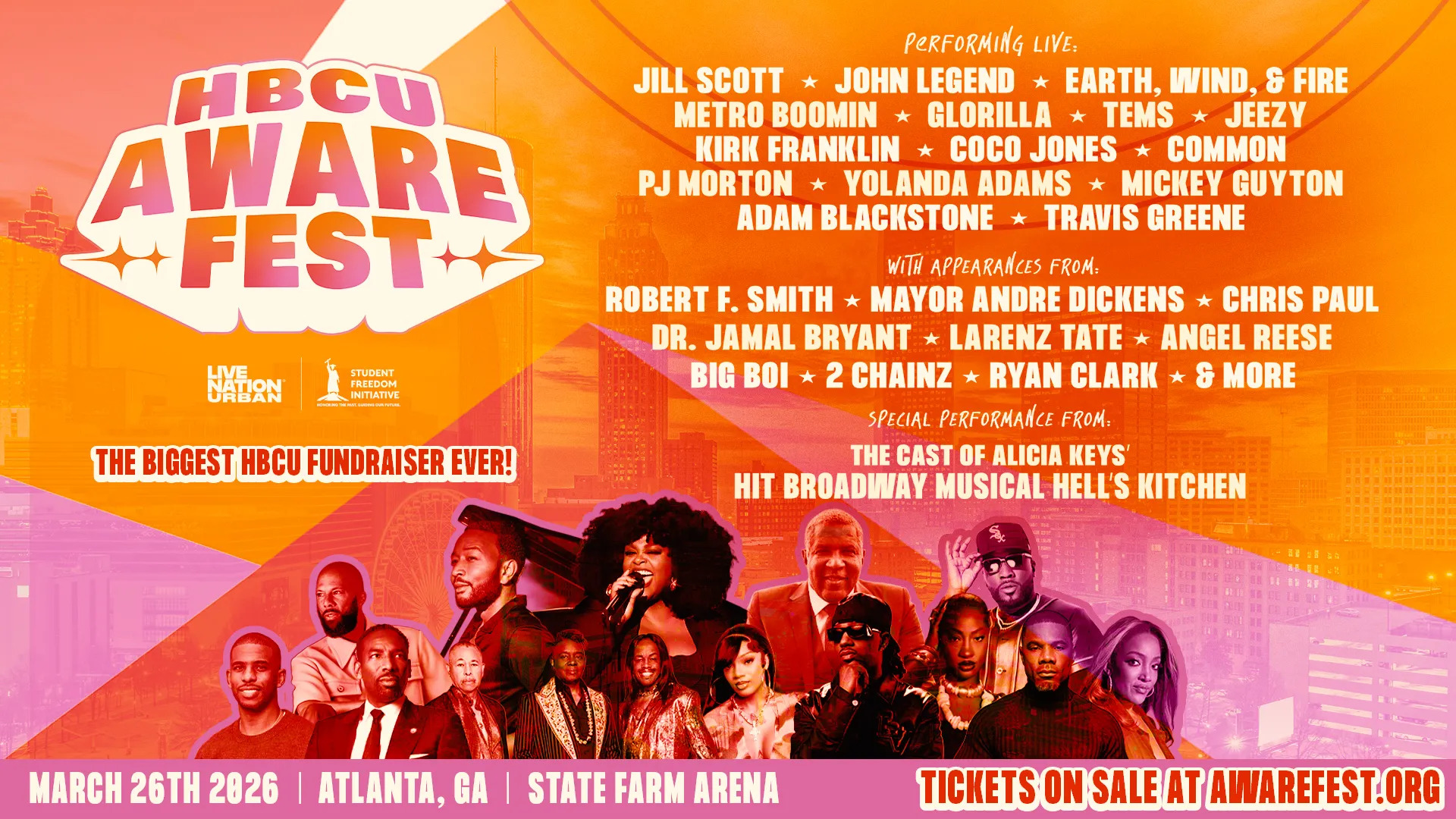 Live Nation Urban and SFI Announce Inaugural HBCU Awarefest for 2026