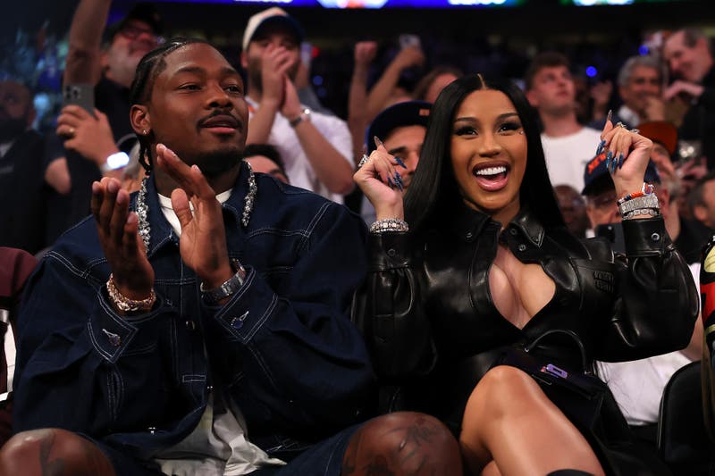 Stefon Diggs and Cardi B Share Locker Room Laughs and Style Moments After Patriots Win