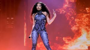 Black Rapper Megan Thee Stallion Showcases Three Halloween Looks, Highlighting Anime and Classic Horror Inspirations