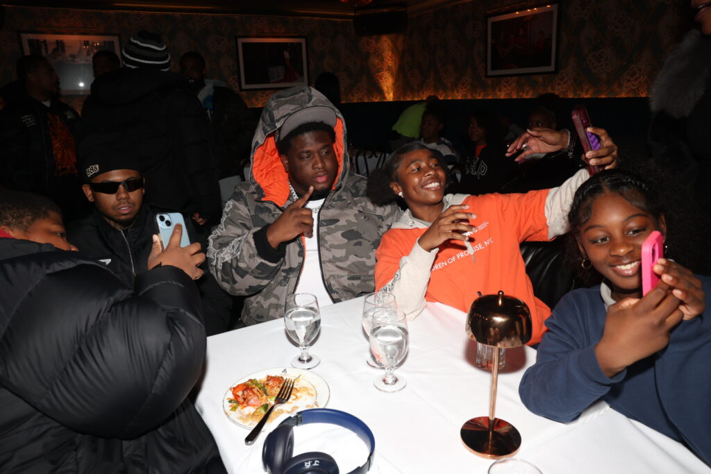 Cash Cobain and Bay Swag Host Holiday Dinner for Children of Promise Teens at Sei Less