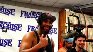 Grayson Cage and Gatlin Face Off in High-Energy Freestyle Battle on The Franchise Report