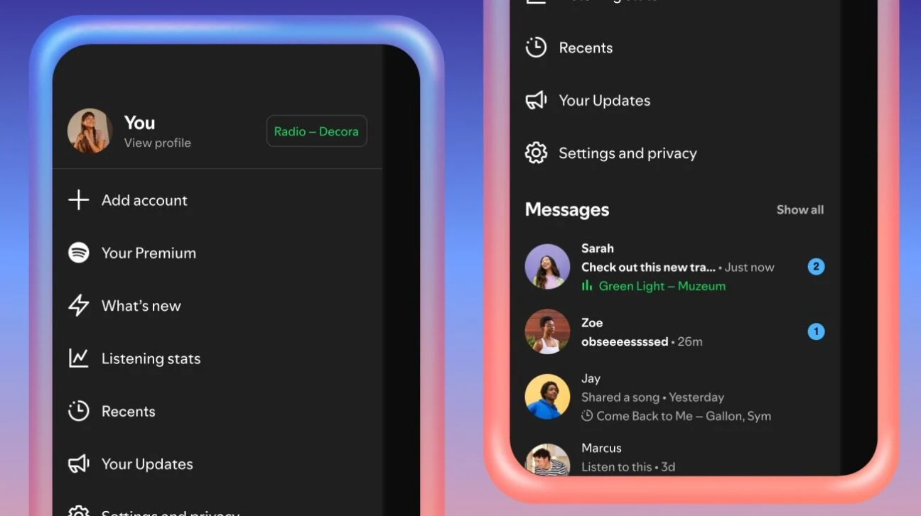 Spotify Adds Real-Time Listening Activity and Shared Sessions to Messages.